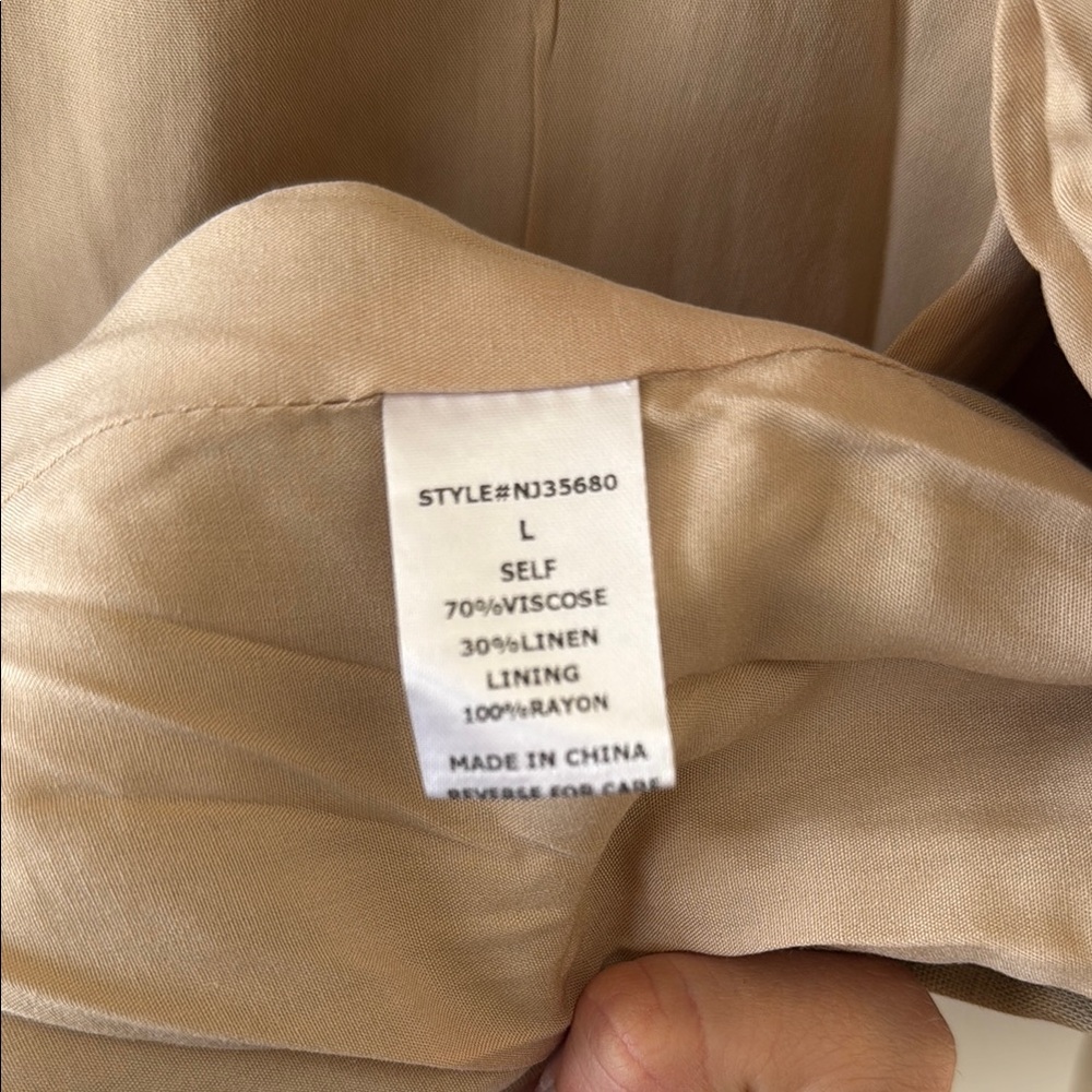 Lumiere Beige Women's Blazer - Picture 5 of 7